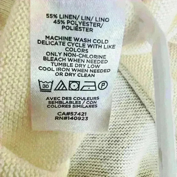 NWT! Loft Linen Sunset Lightweight Sweater - Picture 6 of 6